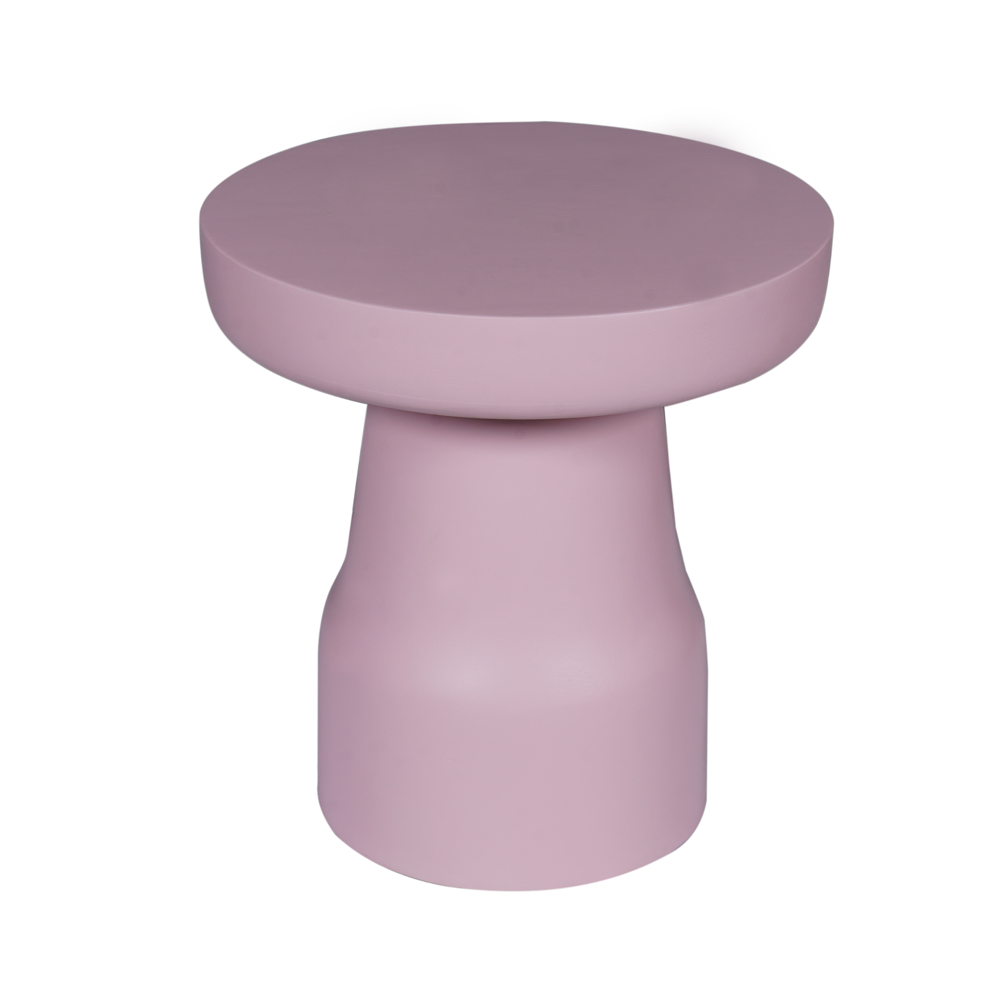Starfurn Bijzettafel Drum Roze Mangohout 40 cm