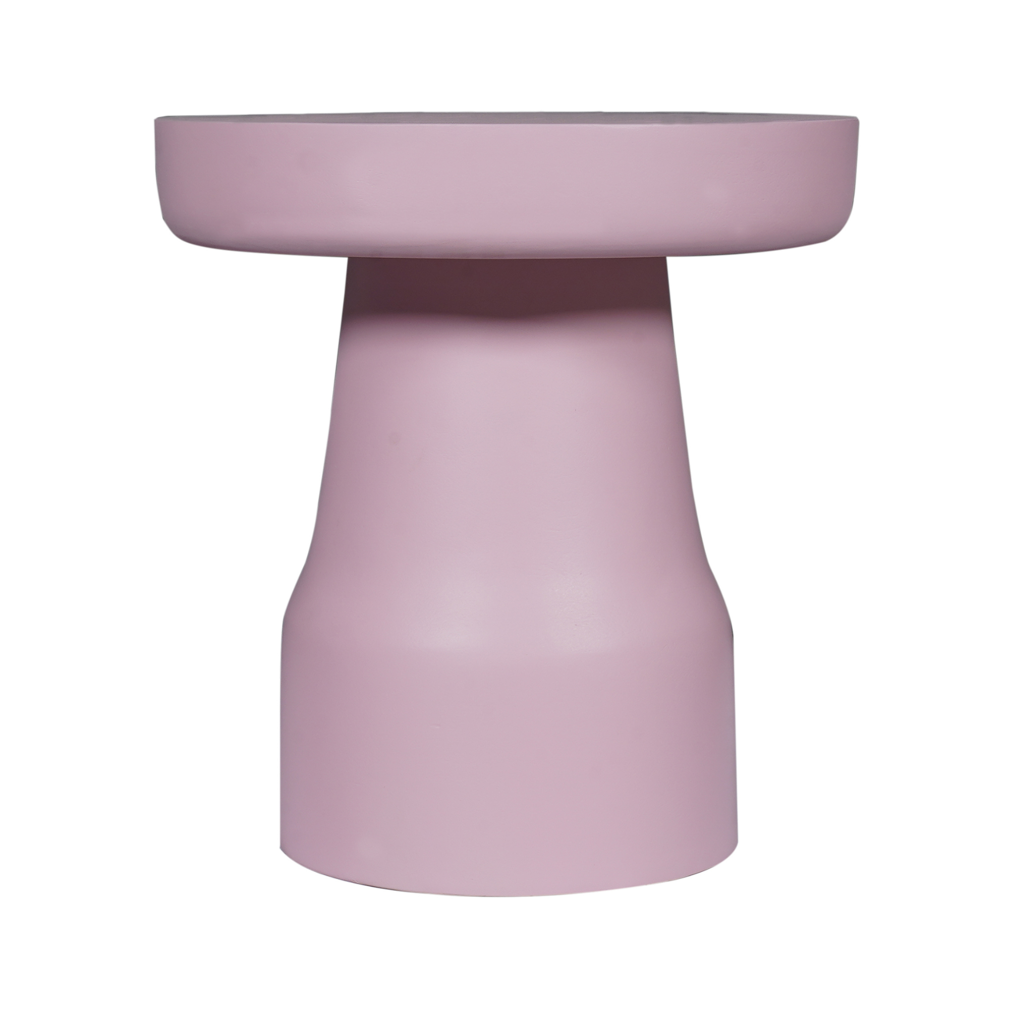 Starfurn Bijzettafel Drum Roze Mangohout 40 cm