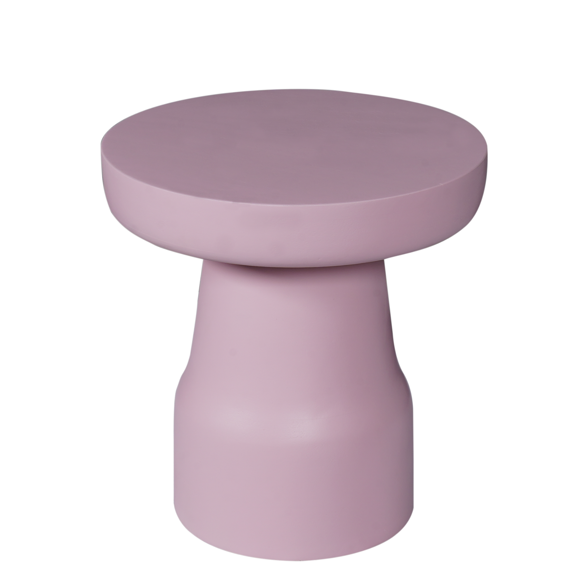 Starfurn Bijzettafel Drum Roze Mangohout 40 cm