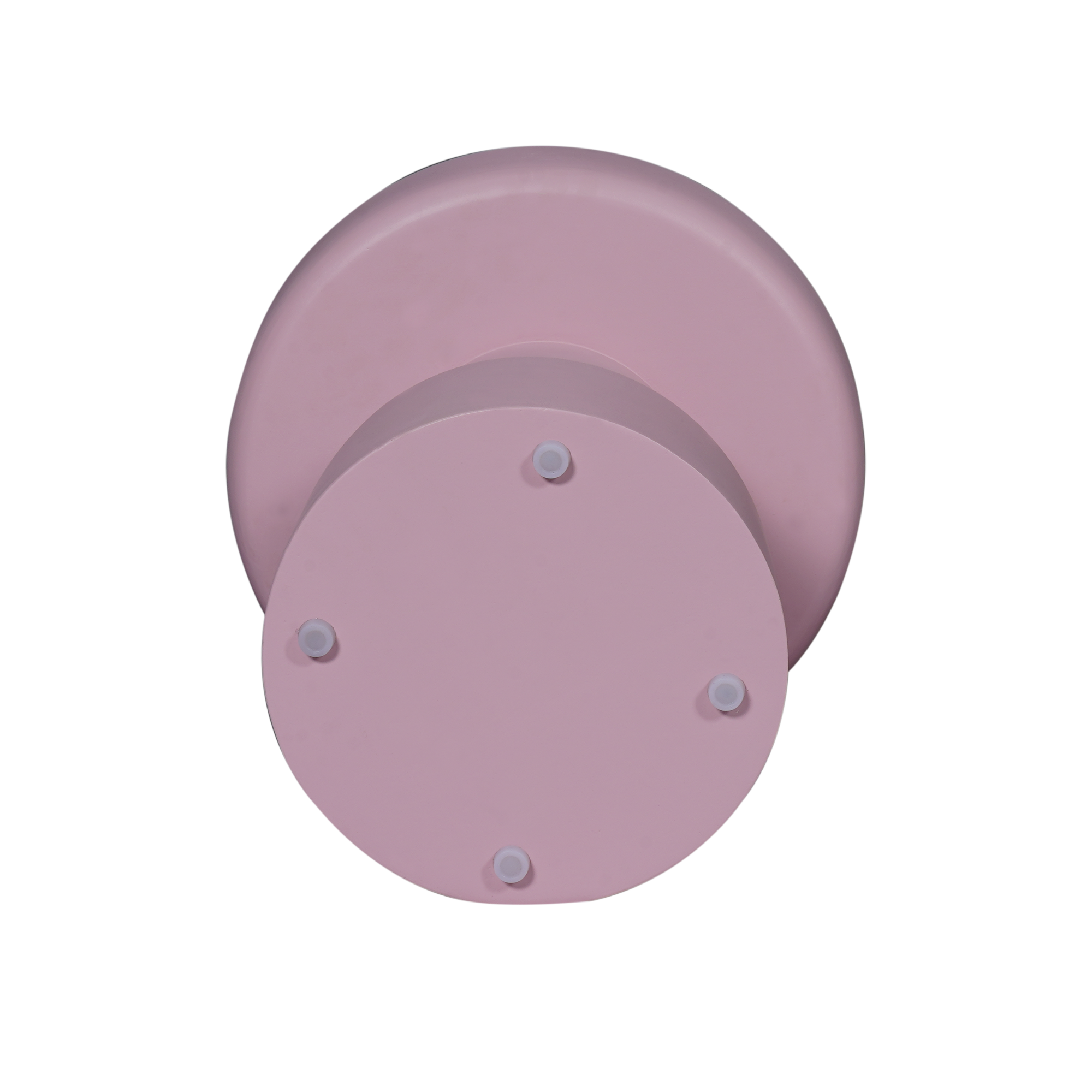 Starfurn Bijzettafel Drum Roze Mangohout 40 cm