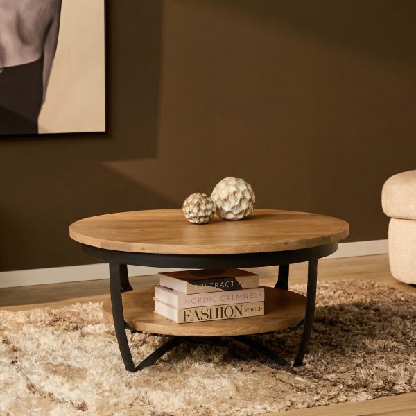Starfurn Salontafel Paras Naturel Mangohout 90 cm