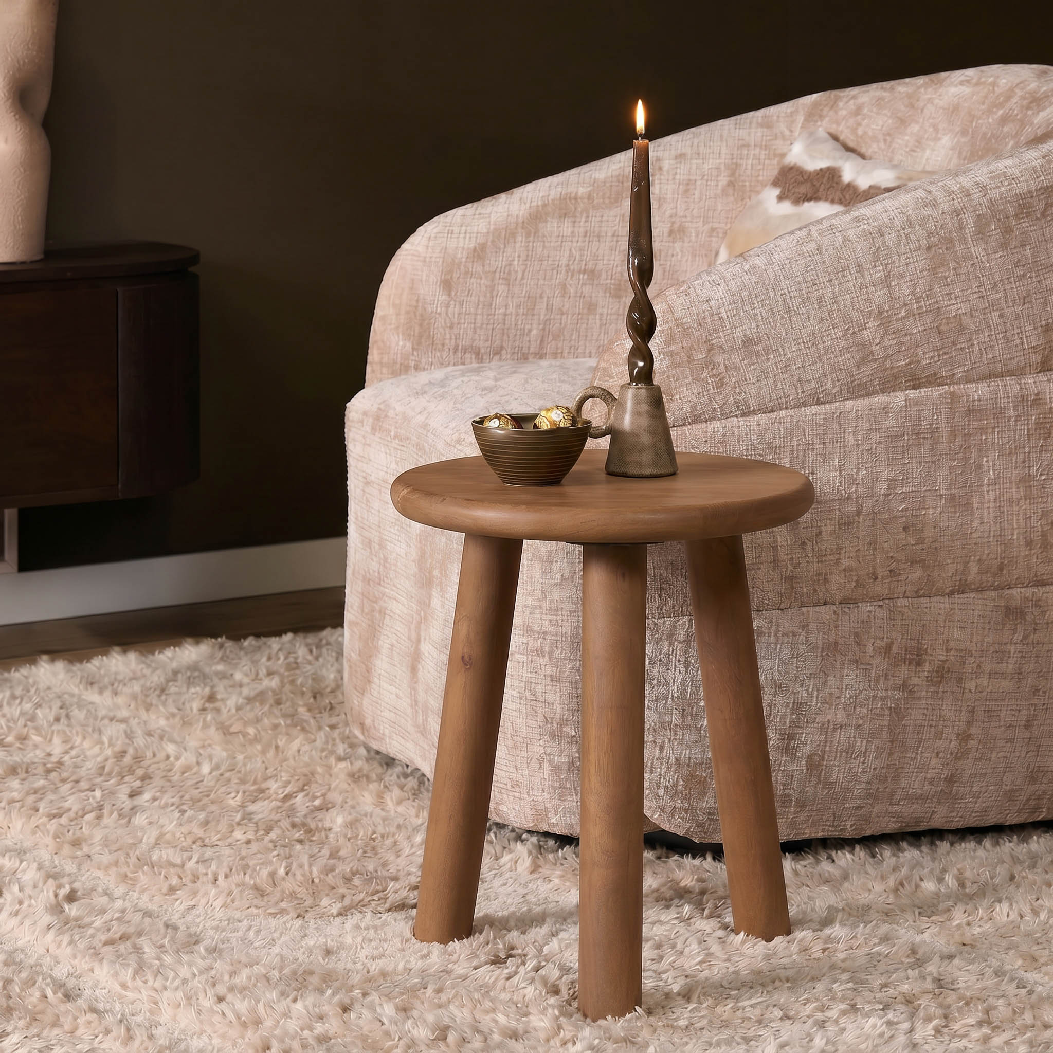 Starfurn Salontafel Enzo Walnoot Mangohout 37 cm