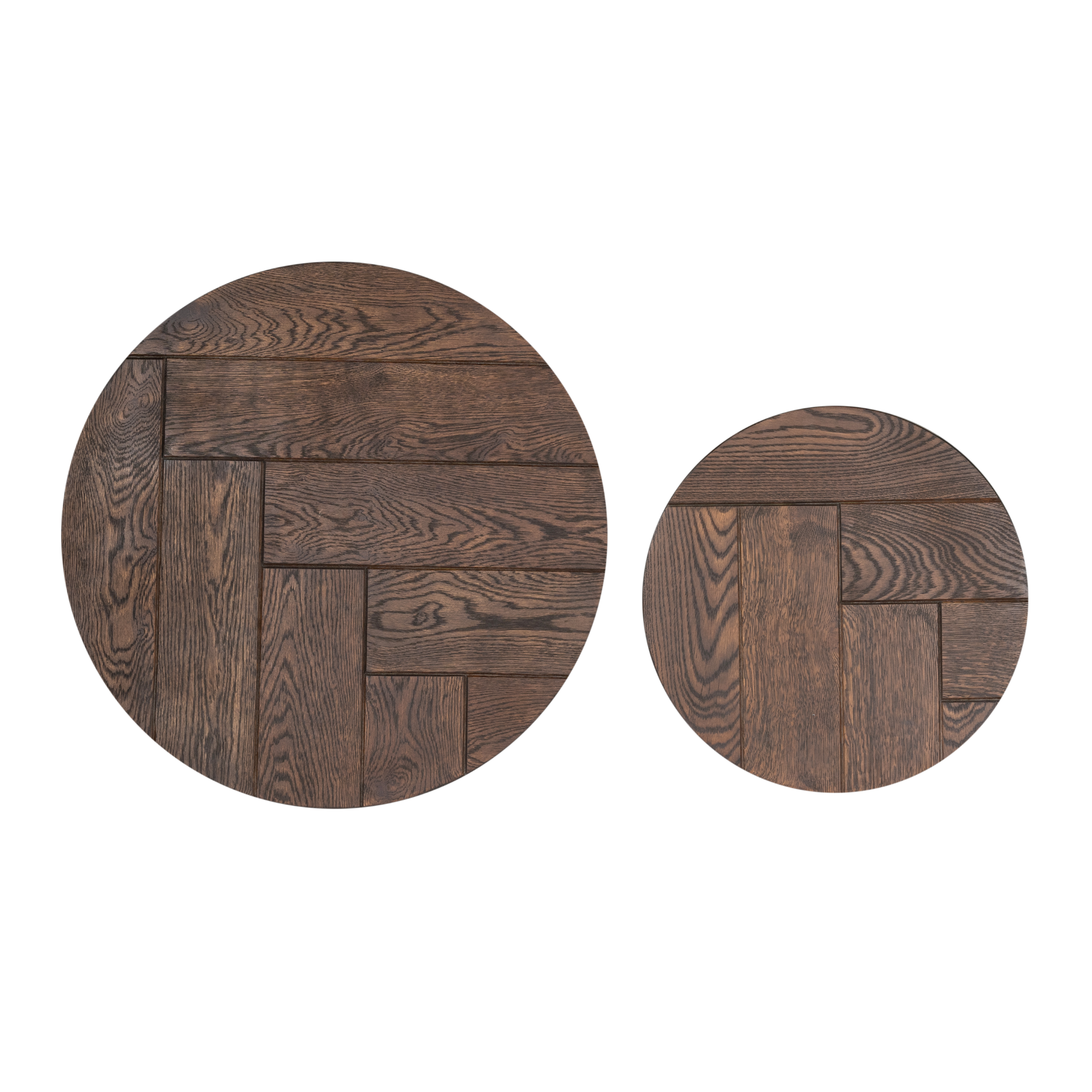 Starfurn Salontafel set Otik Bruin Eikenhout 70 cm
