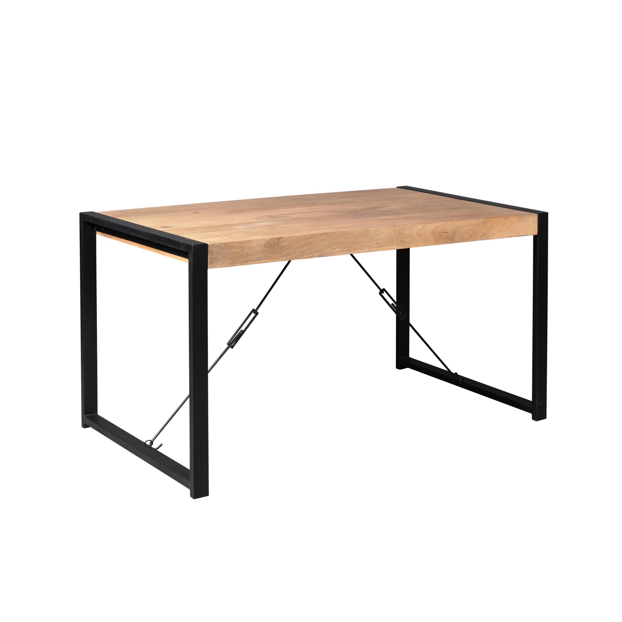 Starfurn Rechthoekige eettafel Britt Naturel Mangohout 160 cm