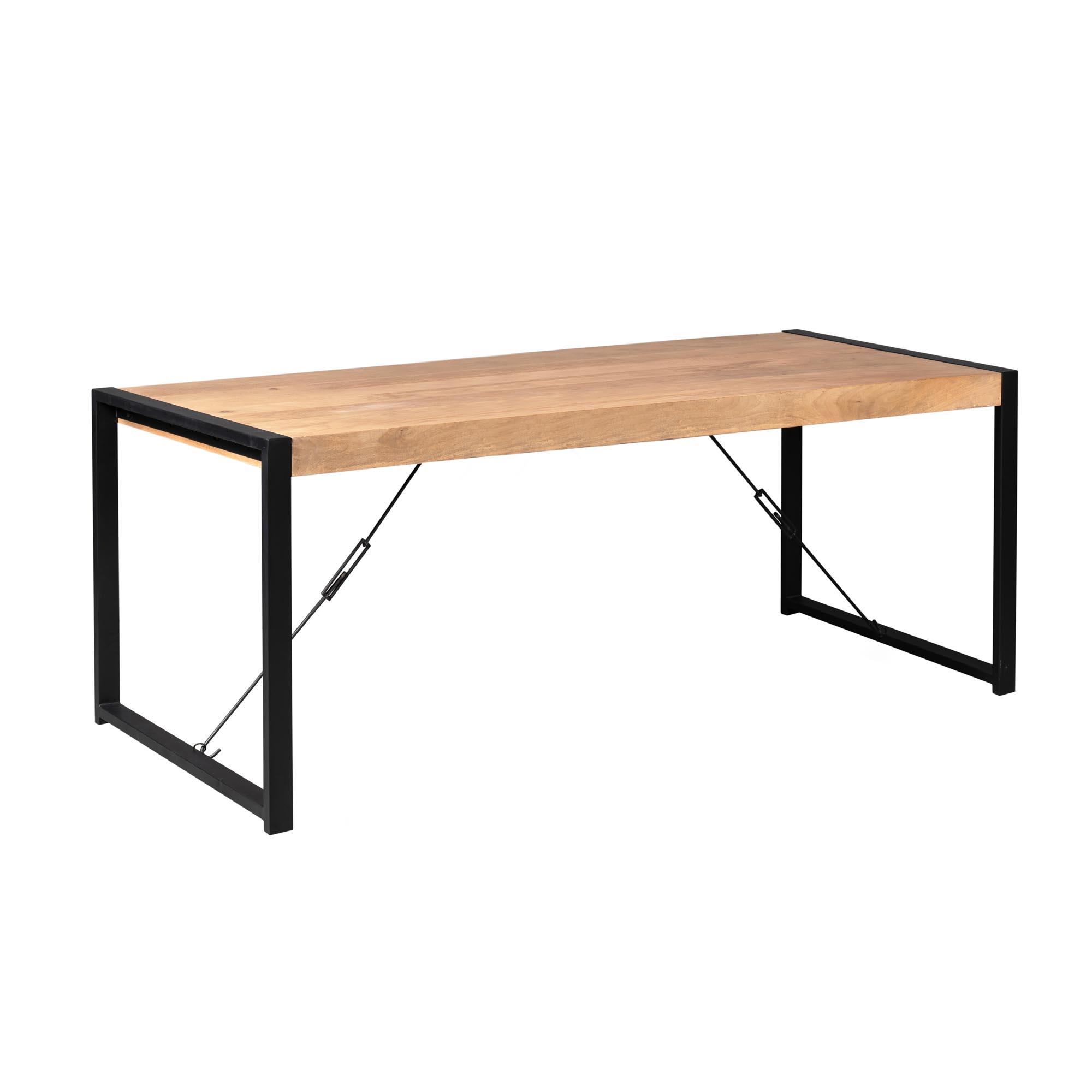 Starfurn Rechthoekige eettafel Britt Naturel Mangohout 200 cm