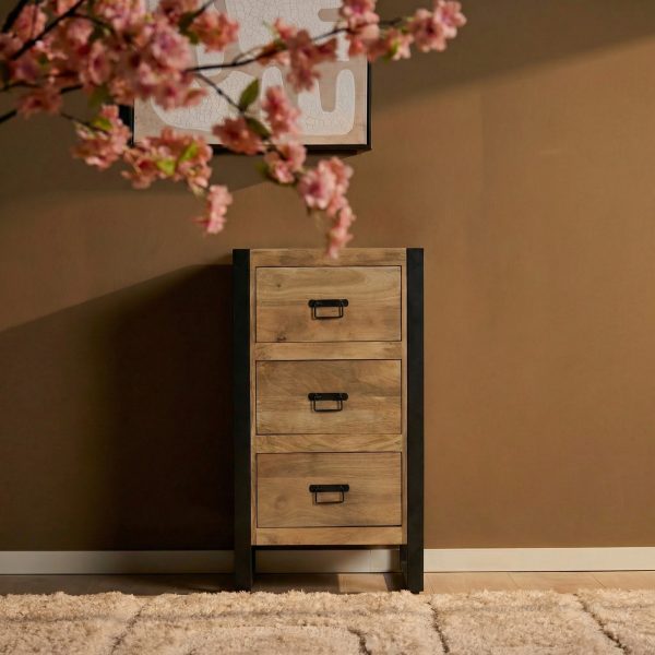 Starfurn Halkast Britt met lades Naturel Mangohout 55 cm