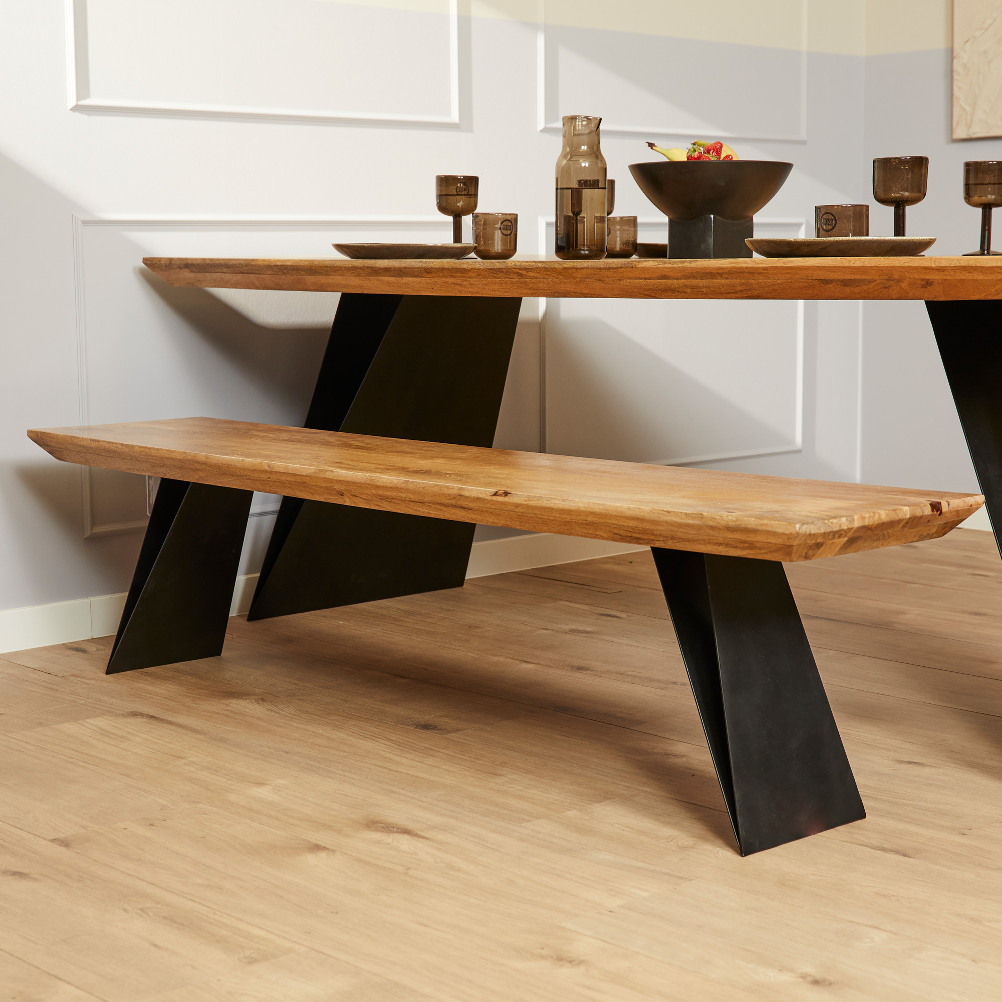 Starfurn Eettafel Extense Naturel Mangohout 200 cm