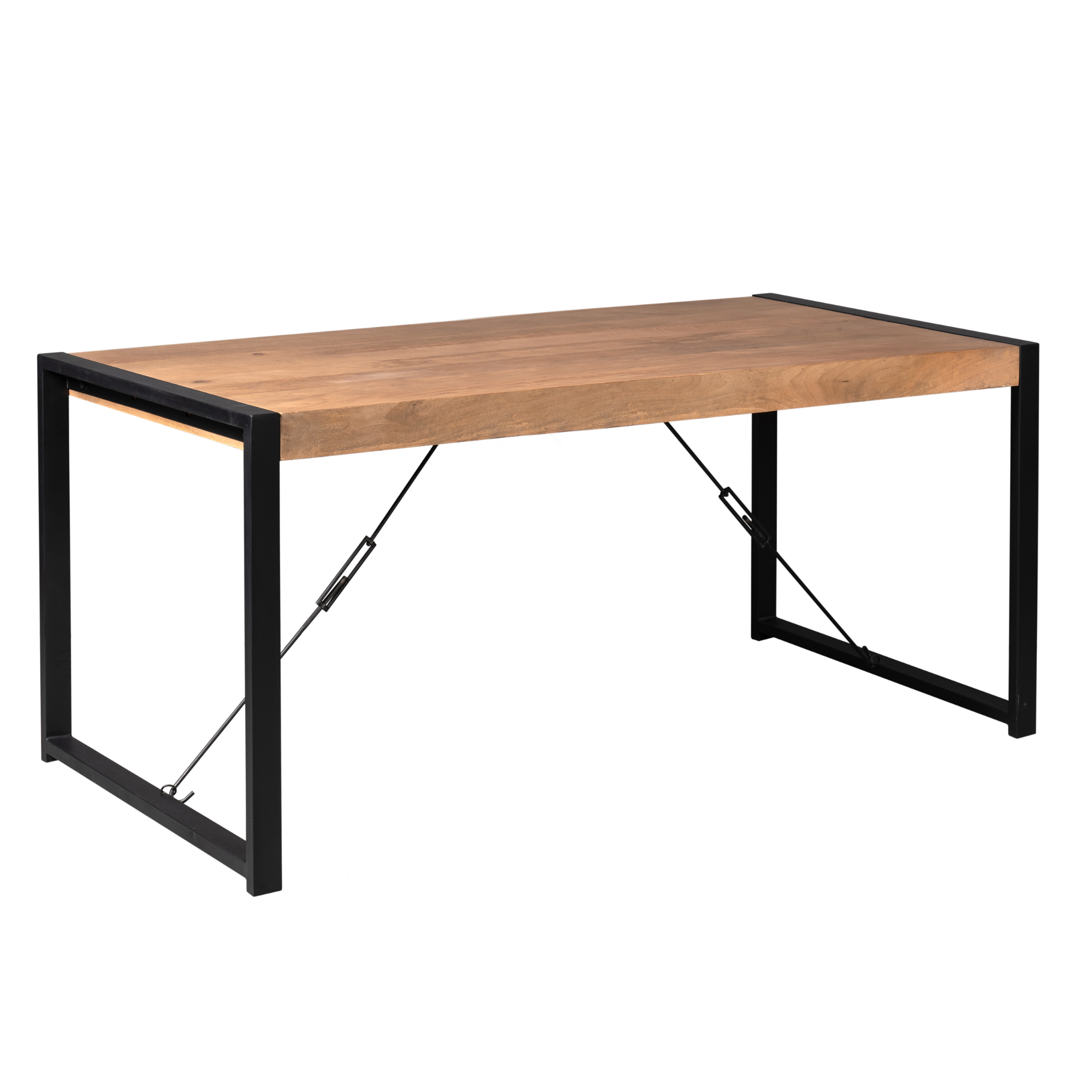 Starfurn Rechthoekige eettafel Boaz Naturel Mangohout 180 cm