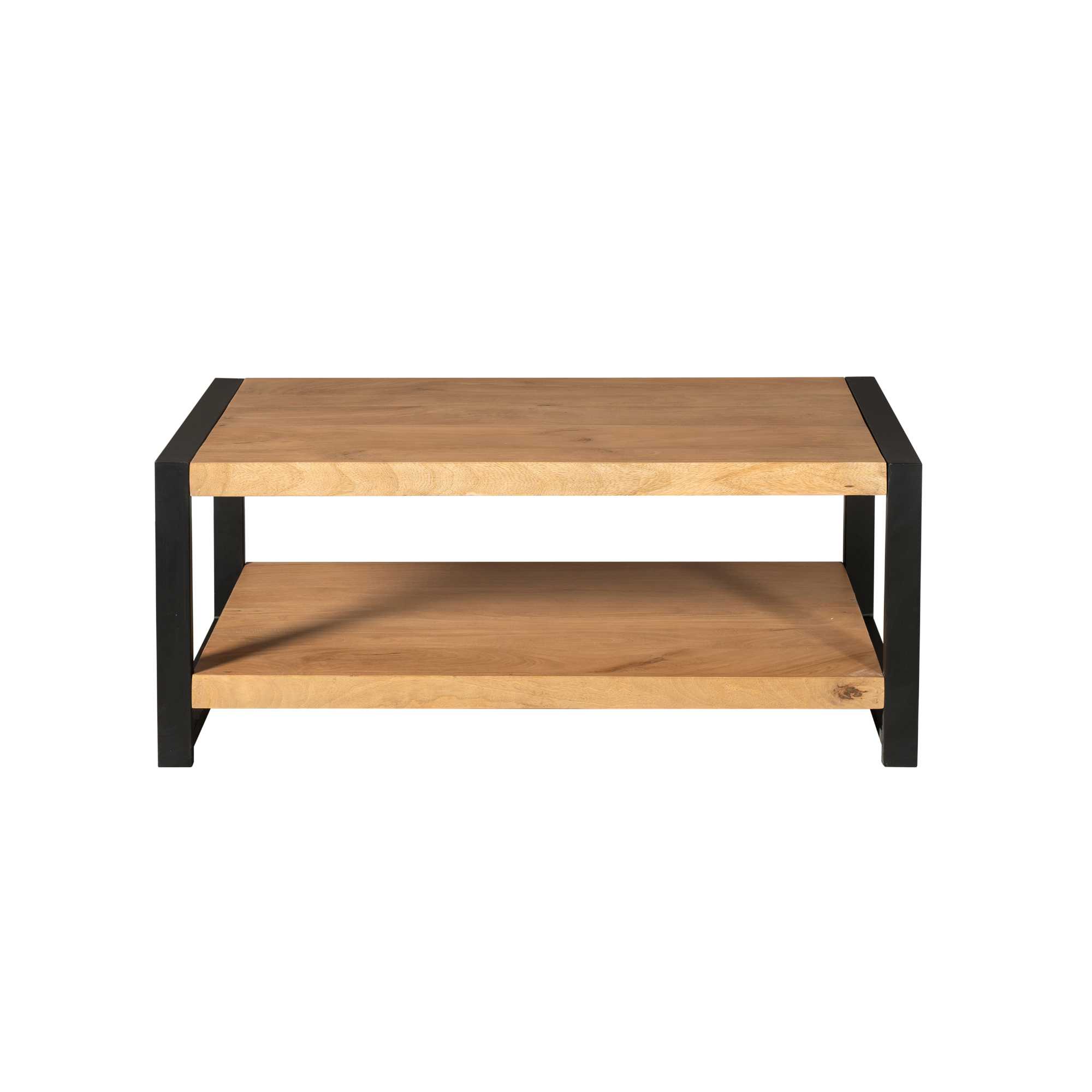 Starfurn Salontafel Boaz met onderblad Naturel Mangohout 110 cm