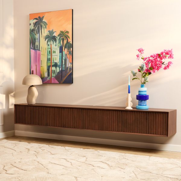 Starfurn Zwevend tv meubel Madison Walnoot 240 cm