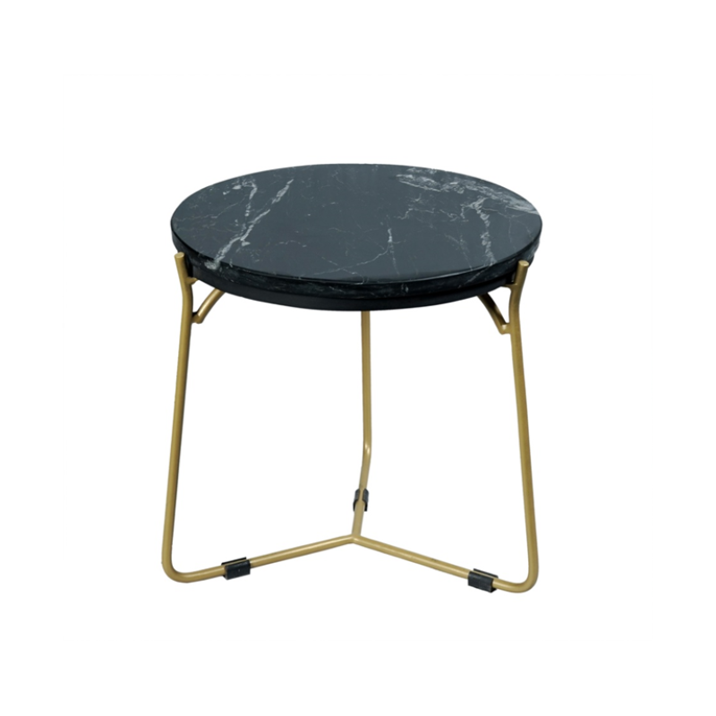 Starfurn Salontafel set Caly Zwart Marmer 45 cm