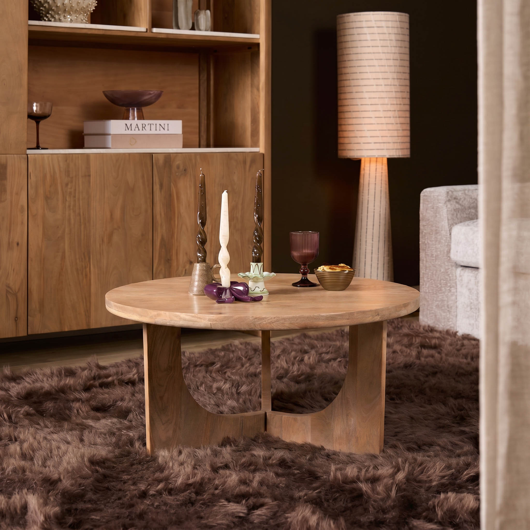 Starfurn Salontafel Guus Naturel Mangohout 80 cm