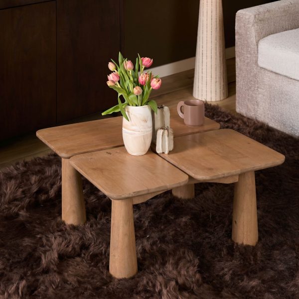 Starfurn Salontafel Vona Naturel Mangohout 80 cm