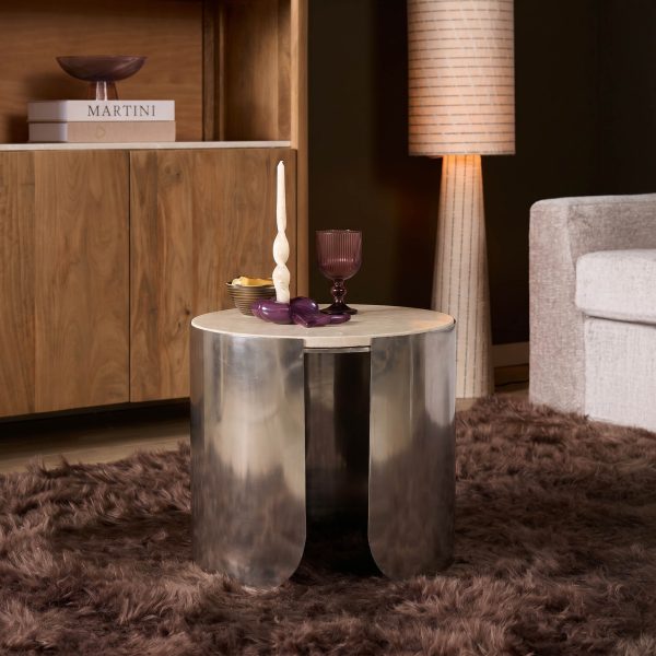 Starfurn Salontafel Zeli Botticino marmer 45 cm