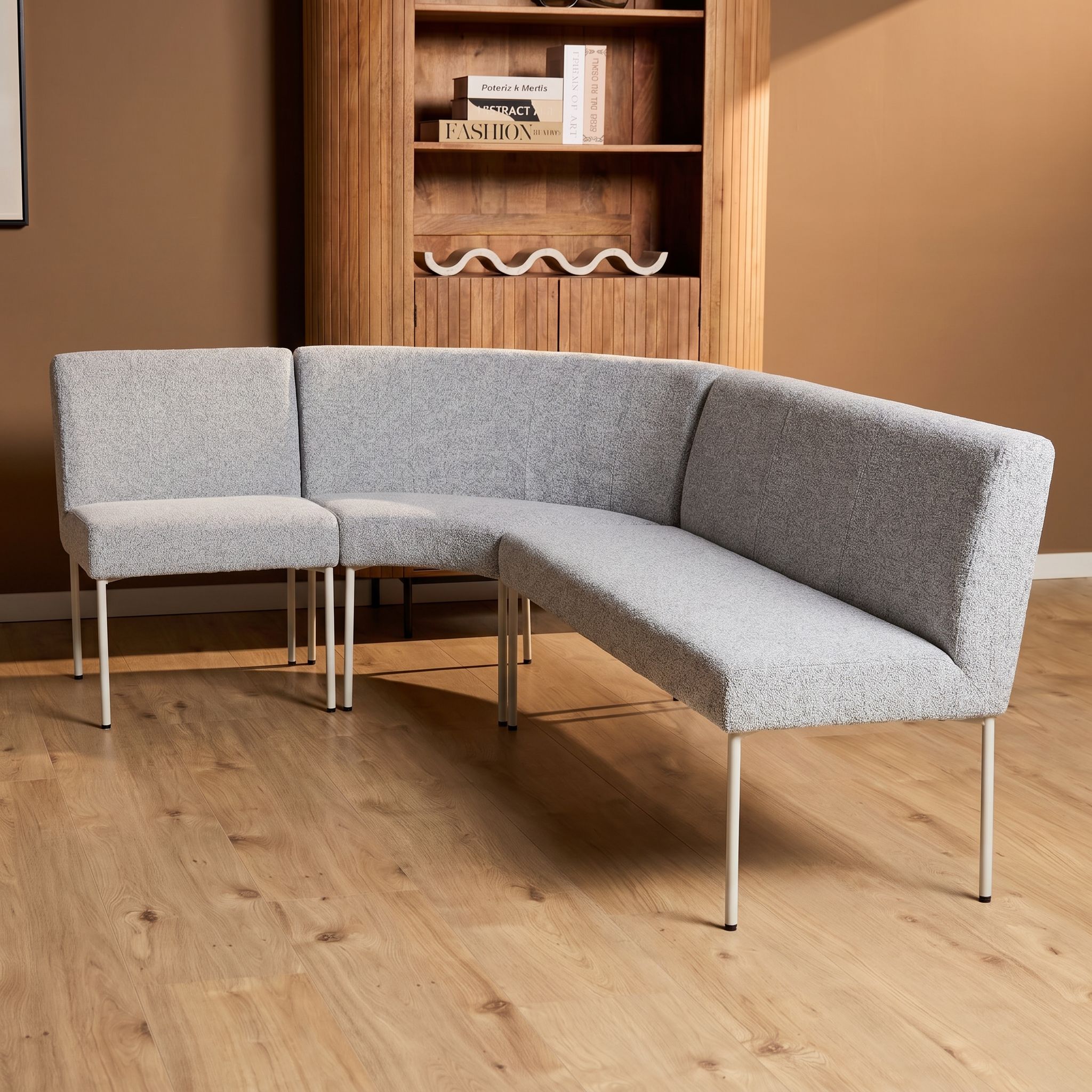 Starfurn Eetkamerbank Riff Beige Hoek