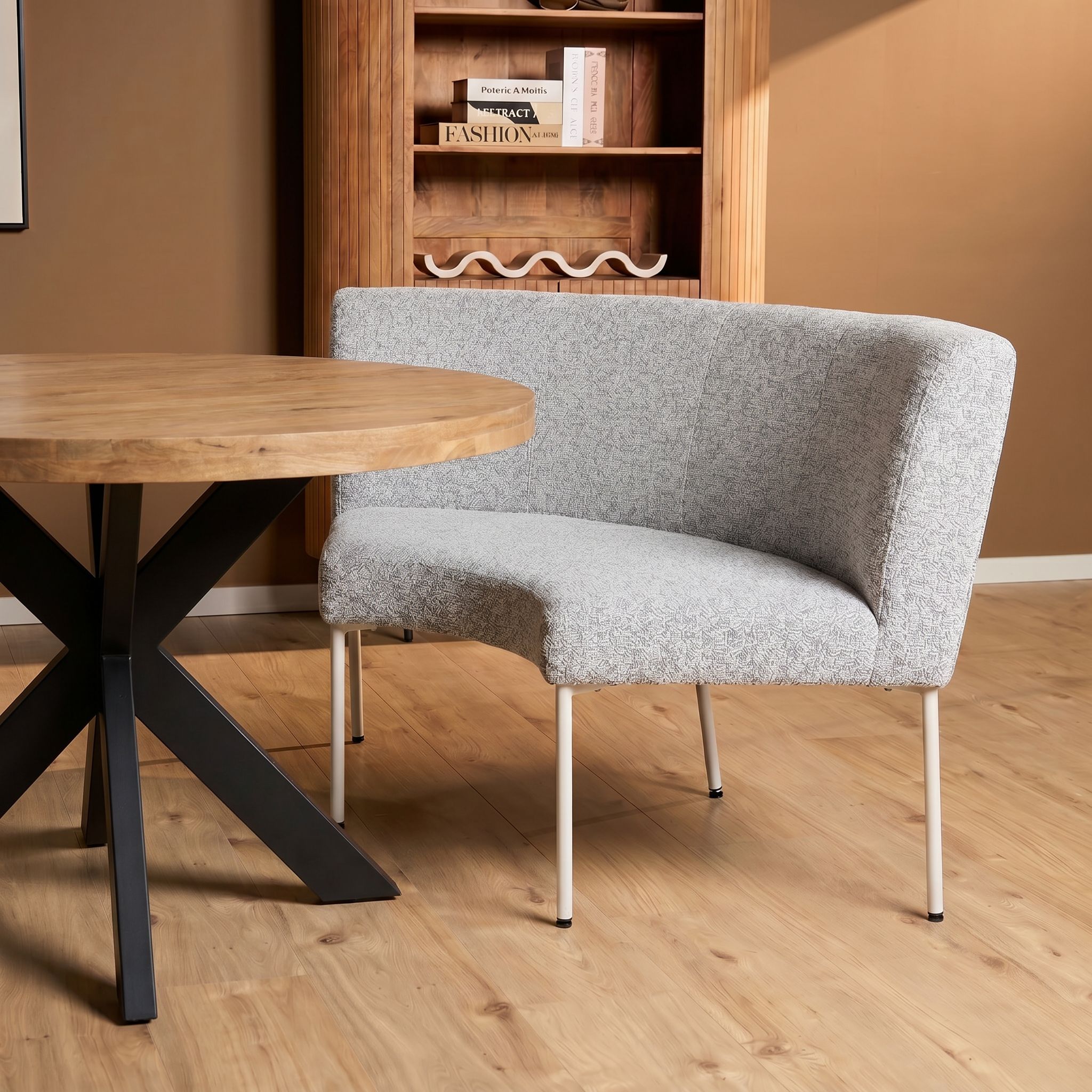Starfurn Eetkamerbank Riff Beige Hoek