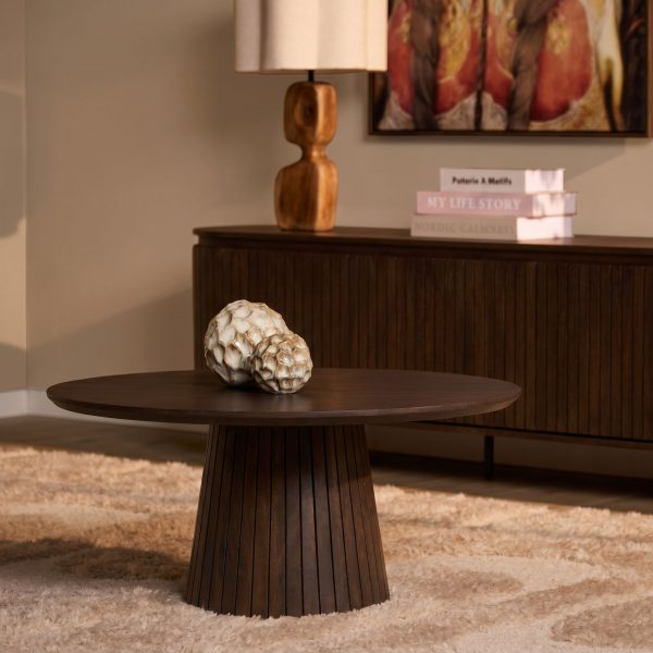 Starfurn Salontafel Solana Bruin Mangohout 80 cm