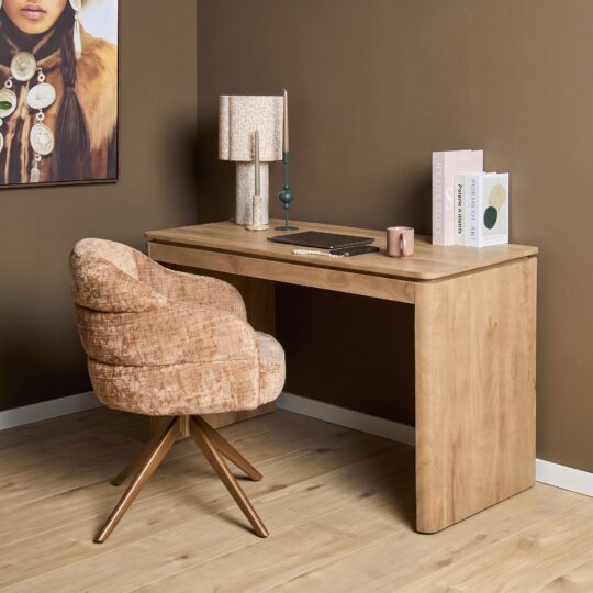 Starfurn Bureau Dallas Naturel Mangohout 130 cm