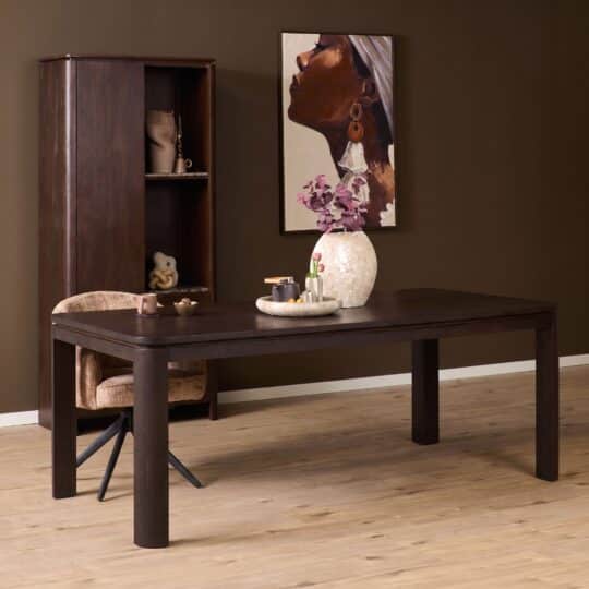 Starfurn Eettafel Dallas Bruin Mangohout 200 cm