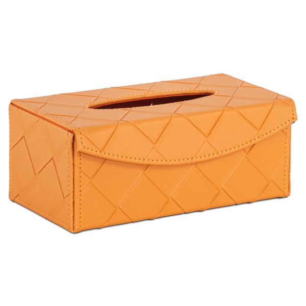 Richmond Interiors Decoratief object Molly orange tissue box