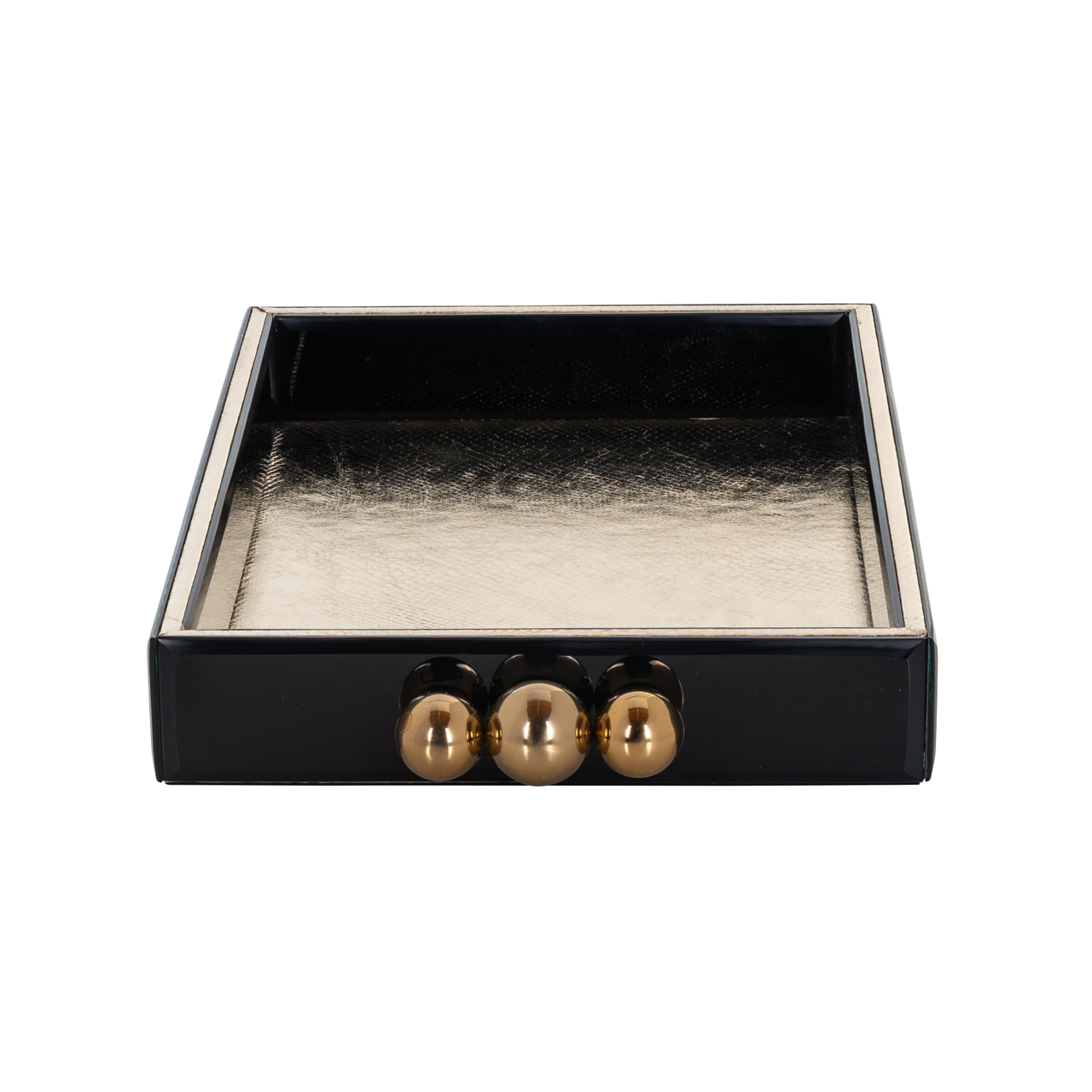 Richmond Interiors Dienblad Liv black/gold