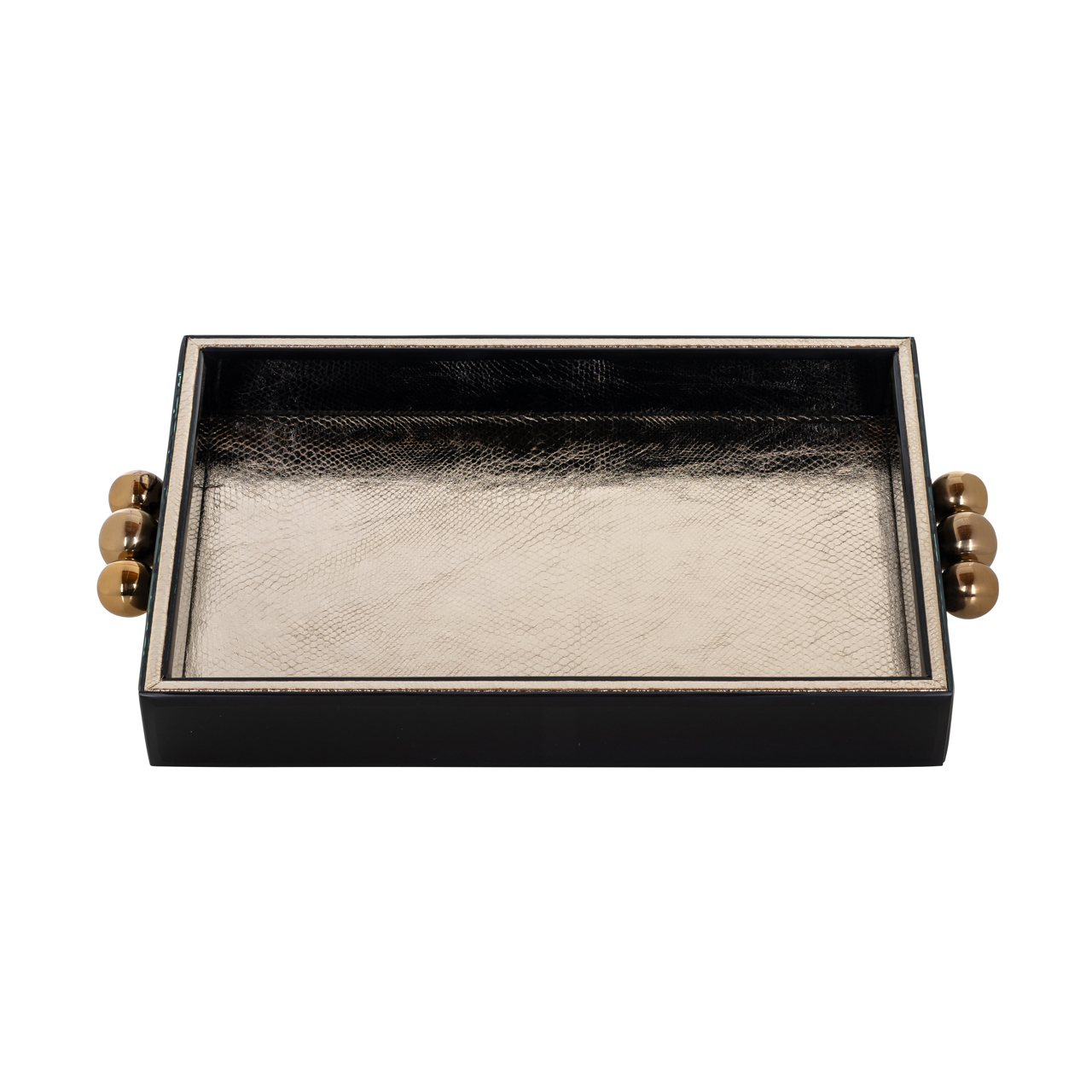 Richmond Interiors Dienblad Liv black/gold