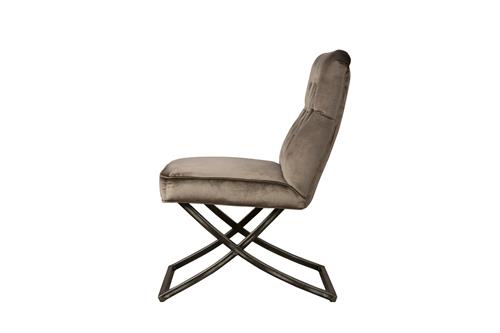Tower Living Bolton Stoel - - fabric Genova Grijs 805
