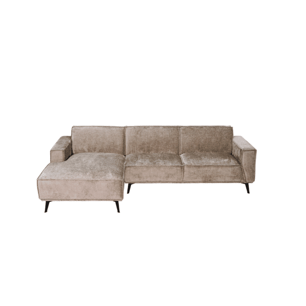 Tower Living Leeds Chaise L + 2 5-AR - Touch 04 Taupe
