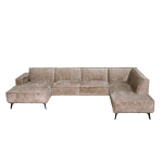 Tower Living Leeds Chaise L - 2 5 - Ottoman R - Touch 04 Taupe