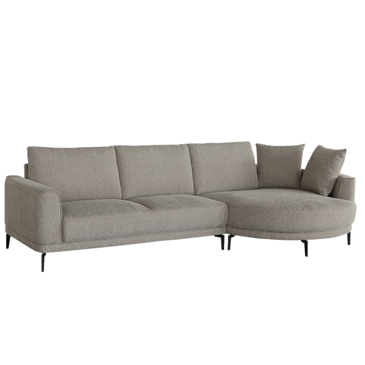 Tower Living Prescot 2 5-AL + Chaise R - Sahara 400 espresso