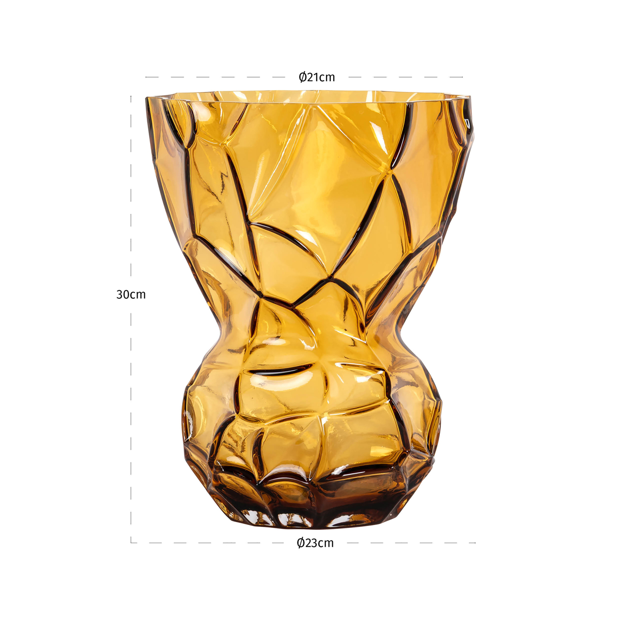 Richmond Interiors Vaas Mason amber large