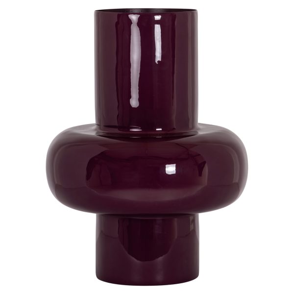 Richmond Interiors Vaas Ashlyn burgundy small