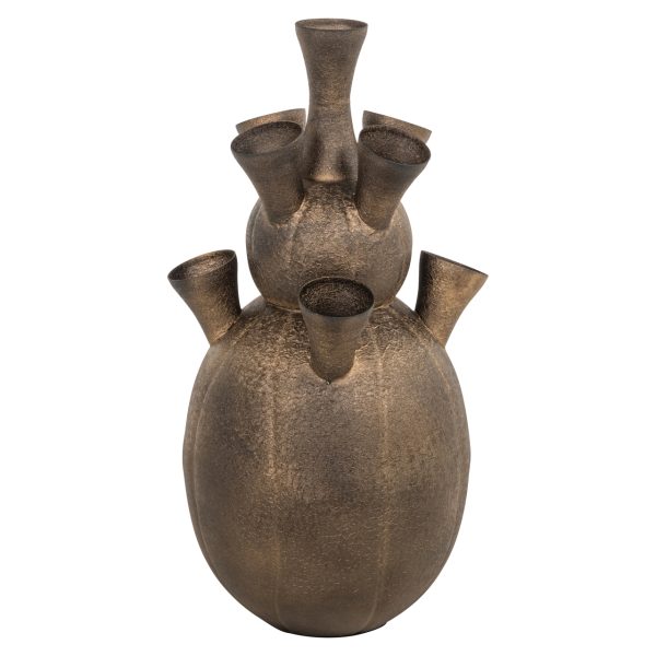 Richmond Interiors Vaas Maleen brass antique