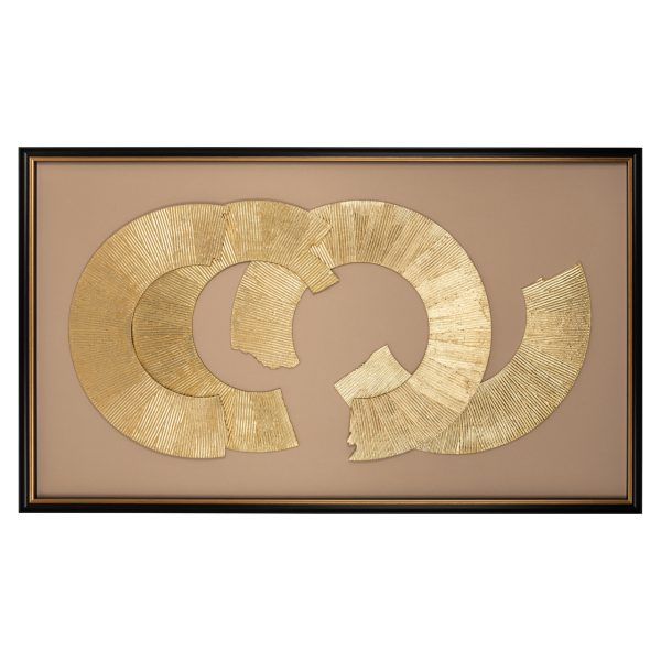 Richmond Interiors Wall art Eden black/gold