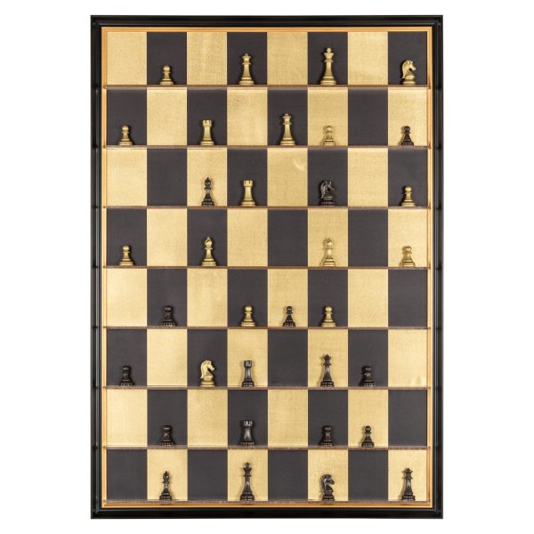Richmond Interiors Wall art Nala black/gold
