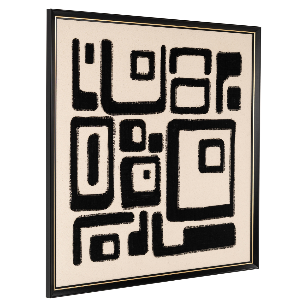 Richmond Interiors Wall art Shanita black/white