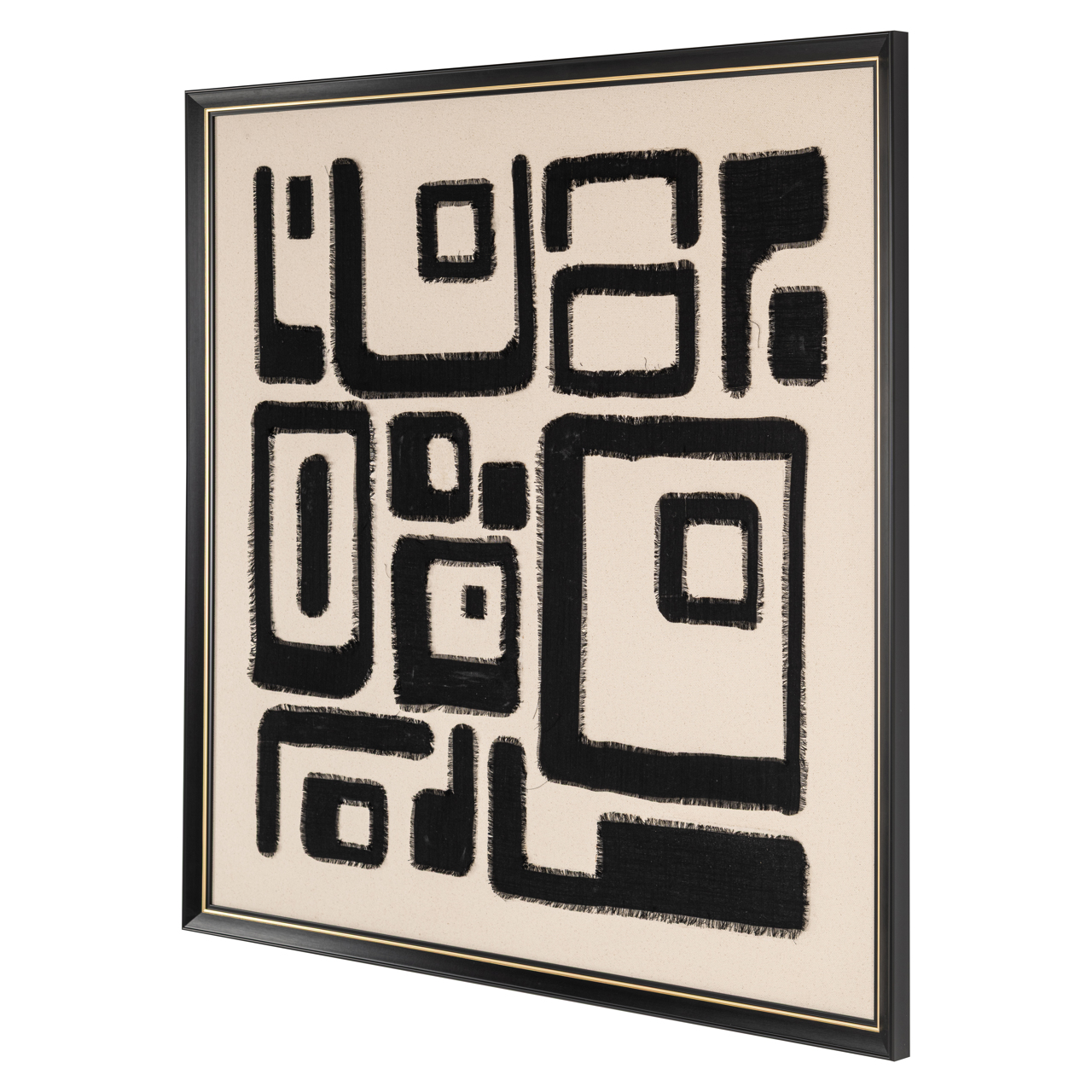 Richmond Interiors Wall art Shanita black/white
