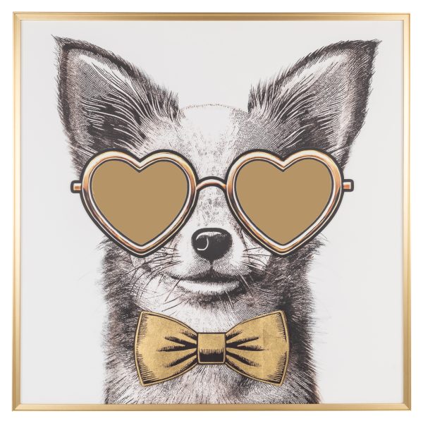 Richmond Interiors Wall art Bodhy black/gold