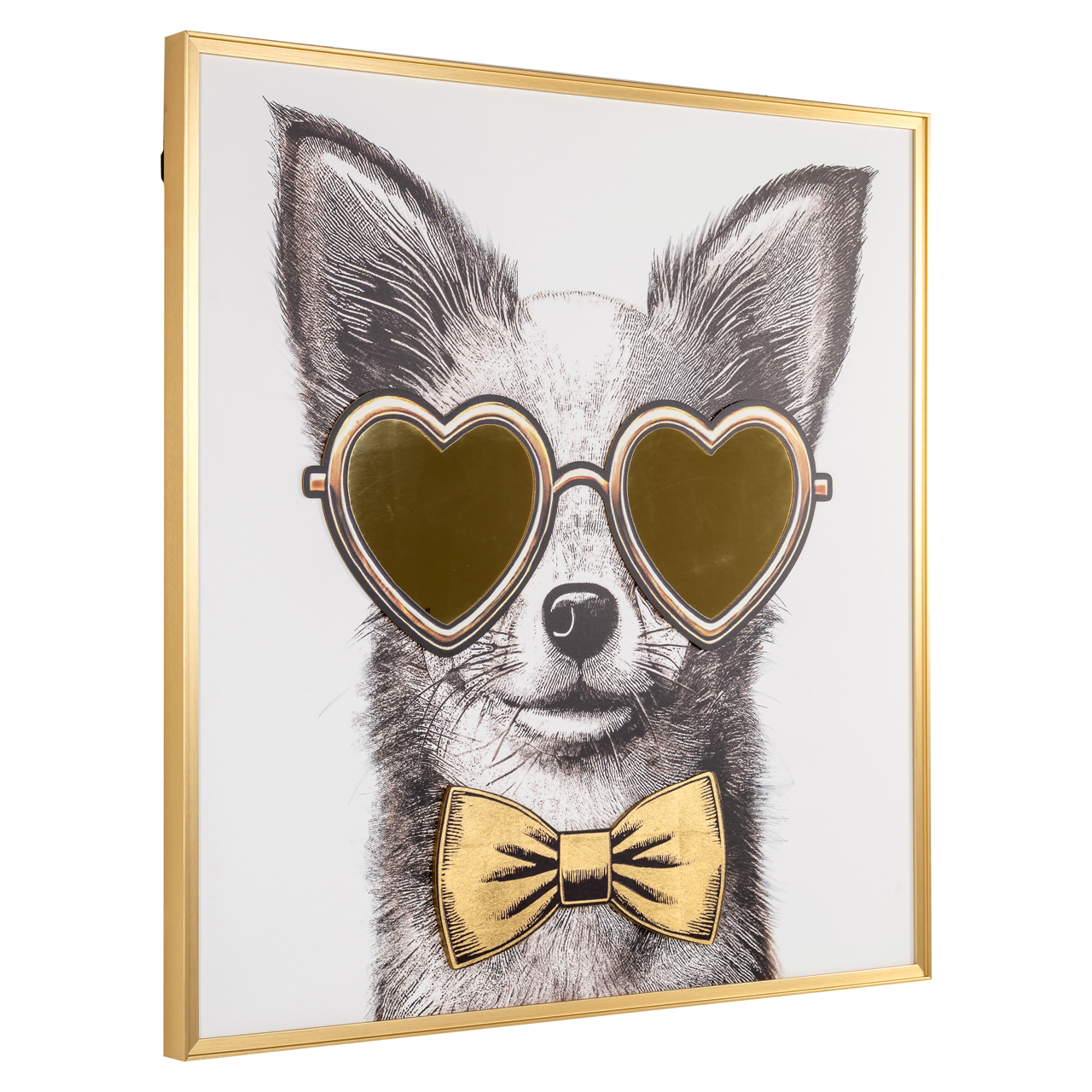 Richmond Interiors Wall art Bodhy black/gold