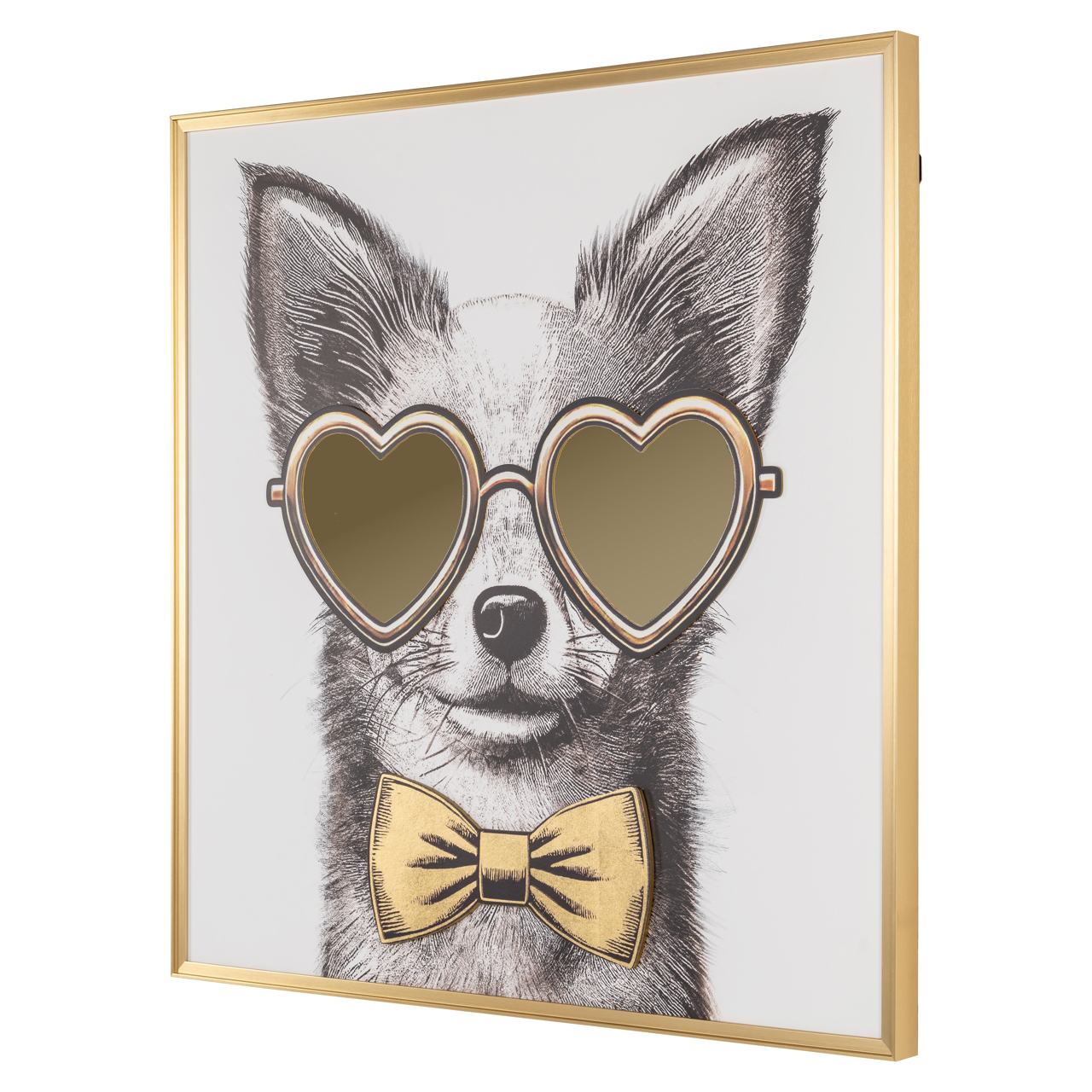 Richmond Interiors Wall art Bodhy black/gold