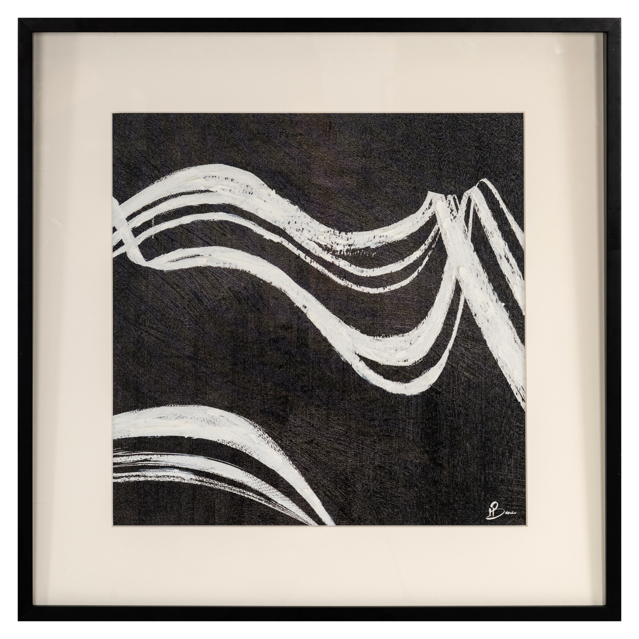 Richmond Interiors Wall art Jozy black/white