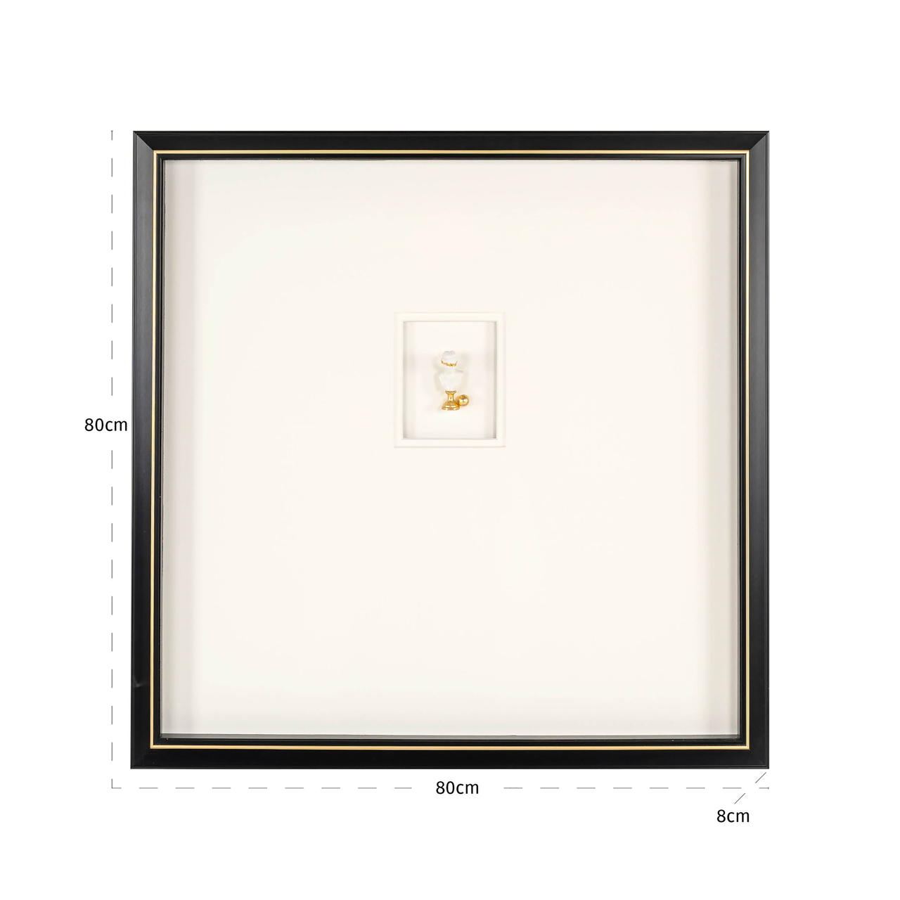 Richmond Interiors Wall art Hanna black/white