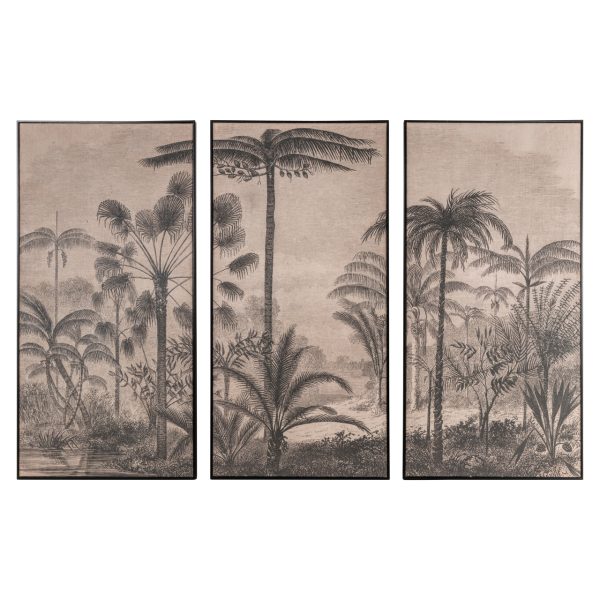 Richmond Interiors Wall art Rhapsody brown (Set of 3)