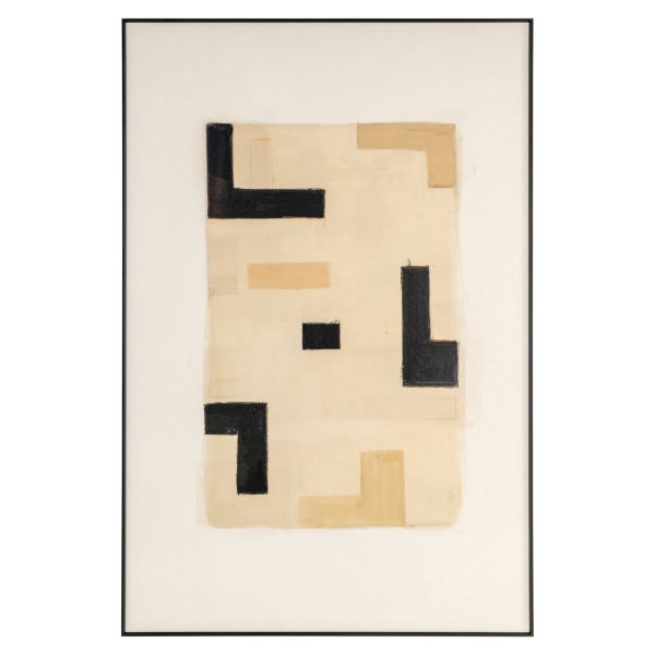 Richmond Interiors Wall art Vortex beige right