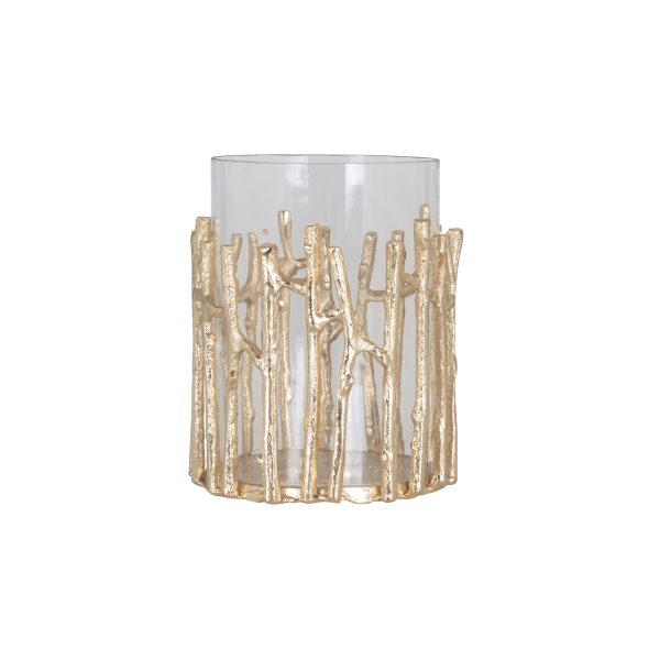 Richmond Interiors Windlicht Loretta gold small