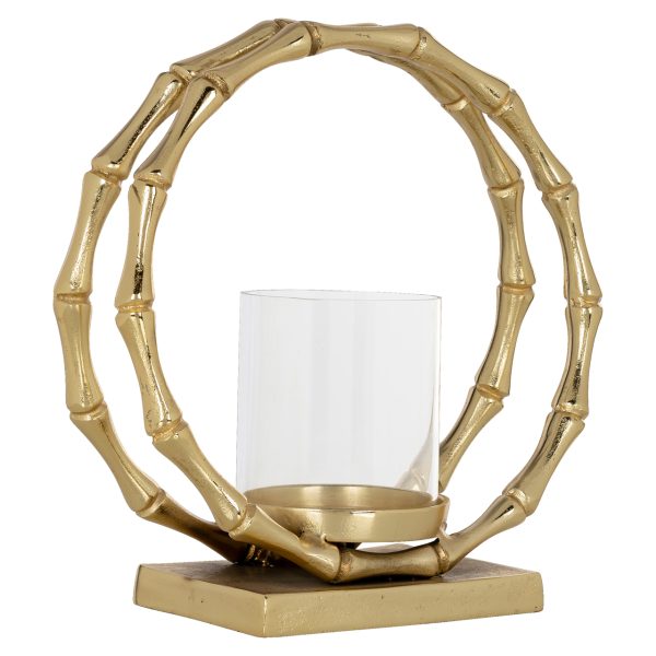 Richmond Interiors Windlicht Merlyn gold small