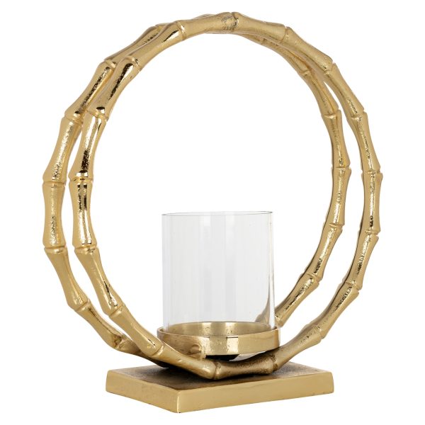 Richmond Interiors Windlicht Merlyn gold large