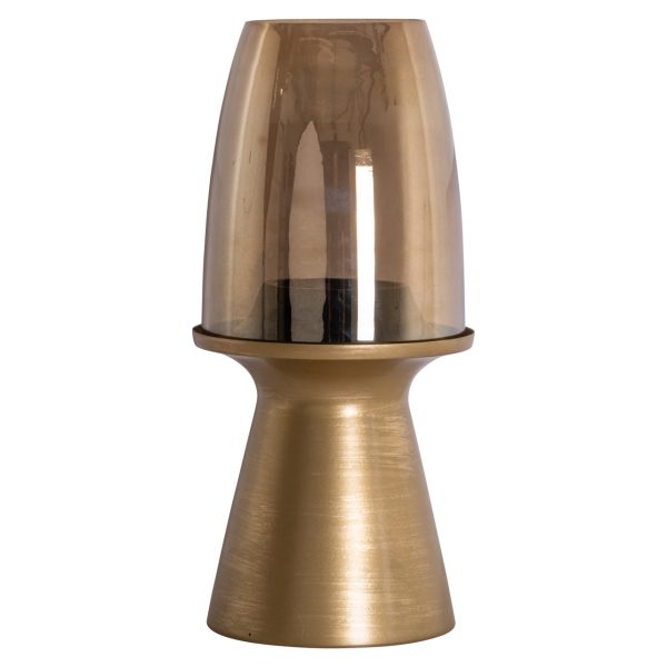 Richmond Interiors Windlicht Danea brushed gold small