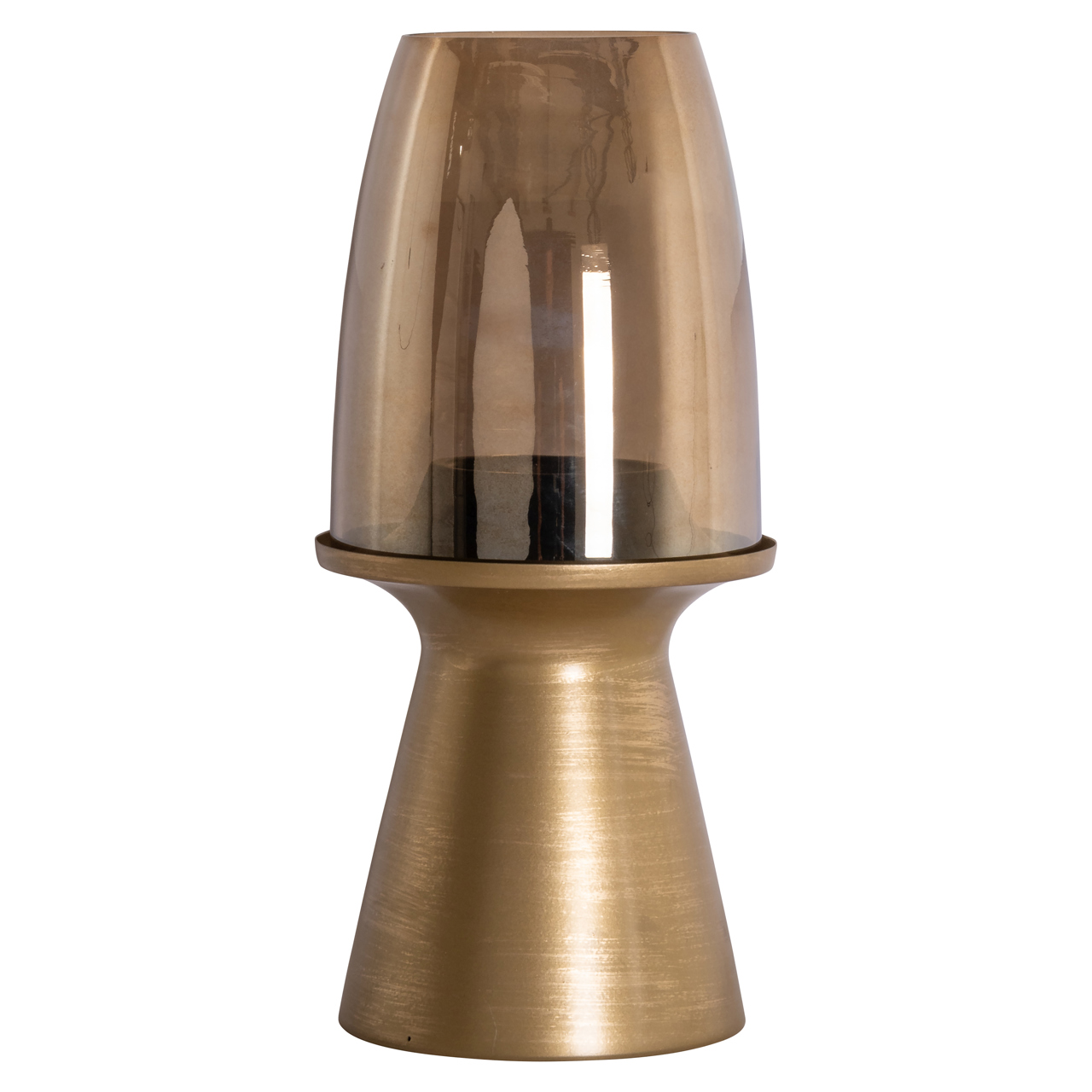 Richmond Interiors Windlicht Danea brushed gold small