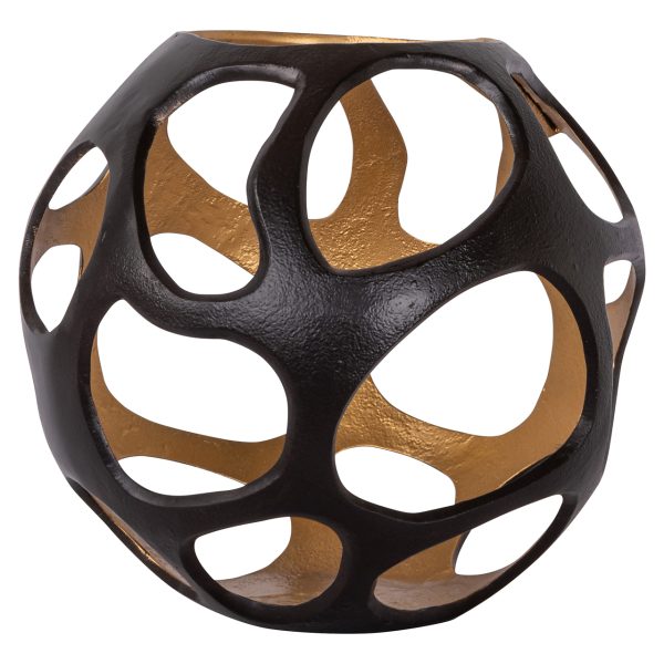Richmond Interiors Windlicht Alysia brown large